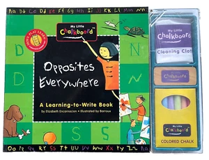 OPPOSITES EVERYWHERE - My Little Chalkboard BRAND NEW/Home School - Imagen 1 de 2