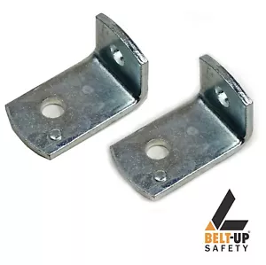 Seat Belt Right Angle Mounting Bracket 2 off LARGE - Retractor Fixing - Picture 1 of 3