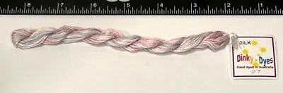 Dinky Dyes #07 Mother of Pearl 100% Silk Embroidery Thread 8 Mtrs Cross Stitch - Image 1 of 3