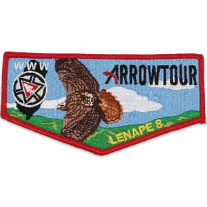 2015 Arrowtour Lenape Lodge 8 Flap Garden State Council Patch BSA New Jersey NJ - Bild 1 von 2