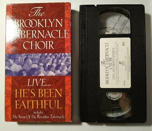 VHS The Brooklyn Tabernacle Choir Live He's Been Faithful BTC 1994 Warner Allian - Imagen 1 de 4