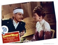 The Life And Death Of Colonel Blimp Lobby Card Anton Walbrook Debo- Old Photo