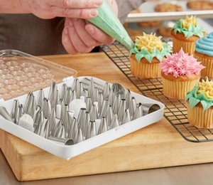 Choice 52-Piece Stainless Steel Piping Tip Decorating Set - Picture 1 of 2