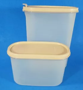 2er Set Tupperware Aufbewahrungsbehälter 1614-4_9,75 Tassen & 1612-24_4,75 Tassen mit Deckel - Bild 1 von 8