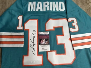 DAN MARINO MIAMI DOLPHINS SIGNED AUTHENTIC M&N NFL LEGACY JERSEY JSA COA AUTO - Picture 1 of 6