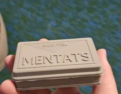 Fallout MENTATS Tins  Stash  Box  Party Time  Grape  Berry  Orange  Prop Cosplay - Image 1 of 3