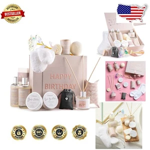 Complete Spa Experience: Luxury Birthday Gift Set with Sterling Silver Necklace - Picture 1 of 10