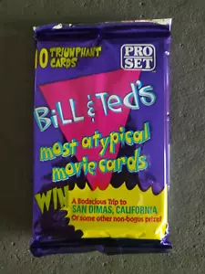 Bill & Ted's Movie Cards 1991 ungeöffnete Packung - Bild 1 von 1