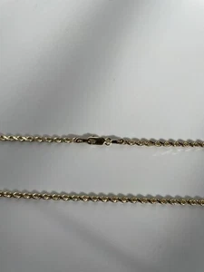 14k massives Gold Seil Kette 22 Zoll - Bild 1 von 3