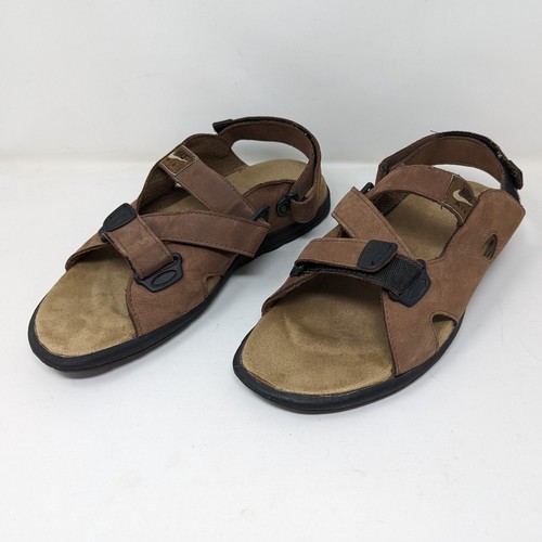 Sandali vintage Nike ACG Air Max Regrind da uomo taglia US 11 pelle marrone 190033