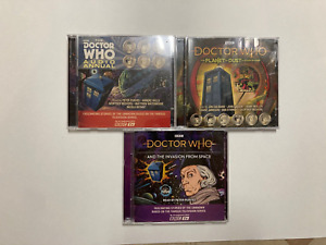 DOCTOR WHO AUDIO ANNUAL INVASION FROM SPACE PLANET OF DUST BBC CD LOT BIG FINISH