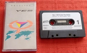 YES - UK CASSETTE TAPE - 9012LIVE - THE SOLOS (9012 LIVE) - PAPER LABELS - Picture 1 of 4