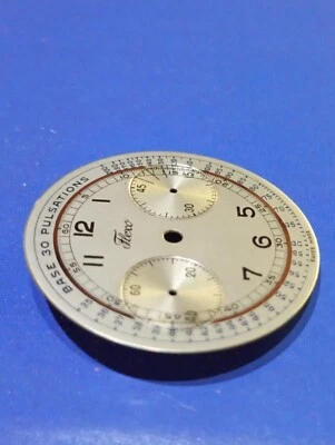 Vintage Dial Flexo Excellent New Whit  Cal-Venus 188 - Image 1 of 4