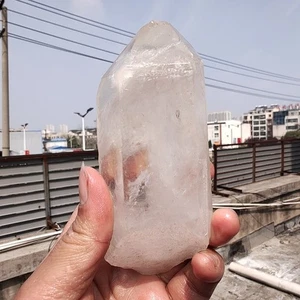 345g Lightntng Strike Penetrator Dolphin Trigger Lemurian Crystal Quartz - Picture 1 of 12