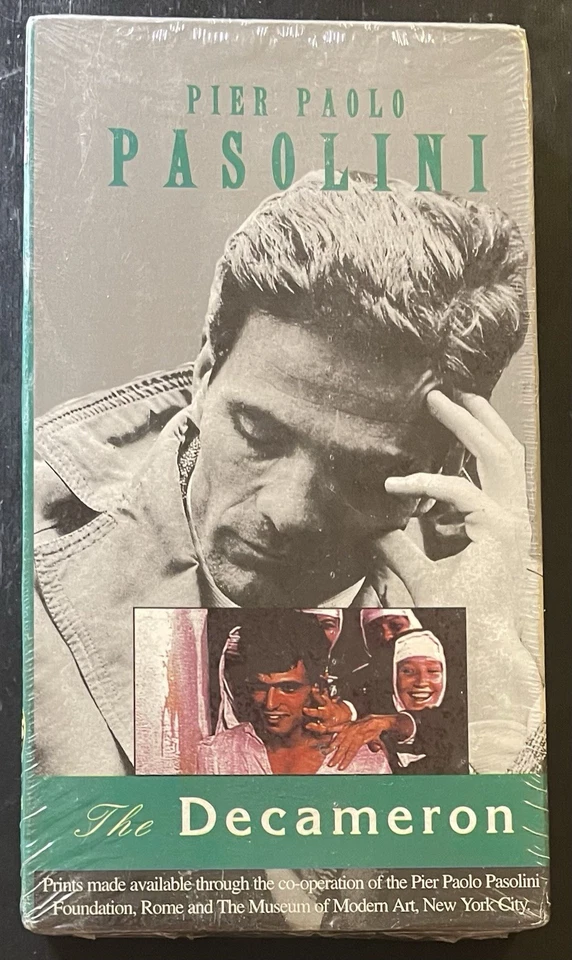 Pier Paolo Pasolini-The Decameron-VHS-Italian W/English Subtitles-New & Sealed - Image 1 of 4