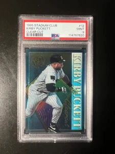 1995 Stadium Club Clear Cut #CC12 Kirby Puckett PSA 9 Twins - Picture 1 of 2