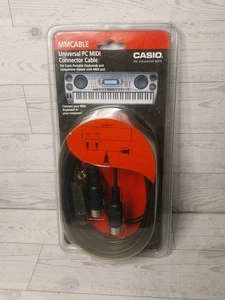 Brand New Casio MMCABLE Universal PC MIDI Connector Cable For Keyboards Sealed - Picture 1 of 4