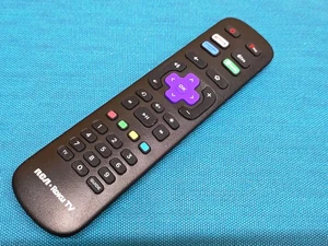 ORIGINAL REMOTE FOR Sharp Roku 3026000008 RC39J0068 RC-NWIR TV RC39J-T42 - Picture 1 of 3