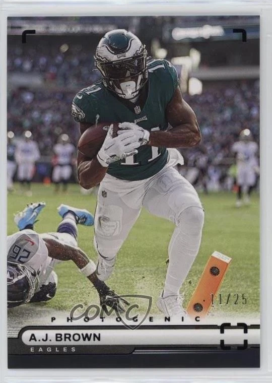 2022 Panini Chronicles Photogenic Black /25 AJ Brown #PH-11 - Image 1 of 2