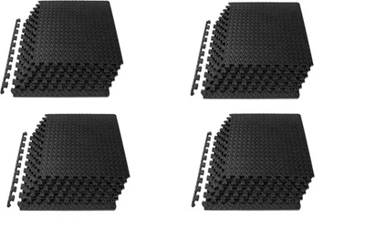 24/48PC Interlocking EVA Foam Puzzle Mat – Gym & Home Exercise Flooring Tiles - Image 1 of 4