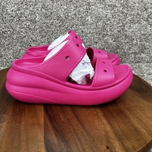 NEW Crocs Mega Crush Sandal Size Women’s 6 / Men’s 4 Dragon Fruit Pink Shoes - Picture 1 of 9