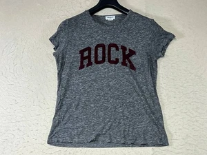 Zadig & Voltaire ROCK Shirt Grigio Maglietta Manica Corta Donna L Senza Etichetta Vedi Foto - Foto 1 di 11