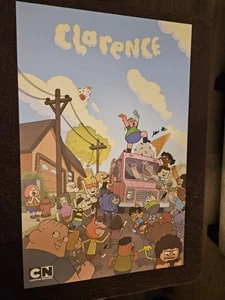 Clarence Promo Poster Hand Signed by Spencer Rothbell SDCC Cartoon Network - Picture 1 of 3