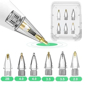 2B 4.0 3.5 2.0 Replacement Tips Anti-scratch Stylus Nib for Apple Pencil 1 2 - Afbeelding 1 van 16