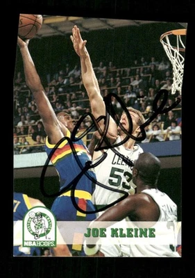 1993-94 NBA Hoops 14 Joe Kleine Celtics signed auto autograph  BXCP55 - Image 1 of 2