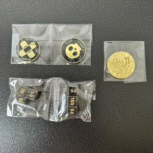 Pokemon Zamazenta Gold Ultra Premium Metall Würfel & Münzen Schwert & Schild - Bild 1 von 7