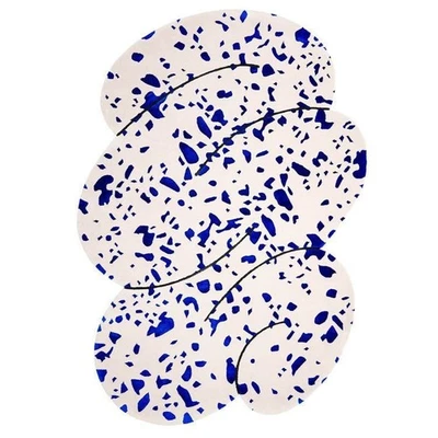 New Okej Squiggle Hand-Tufted wool Area Rug Carpet - Image 1 of 2