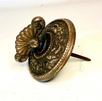 ANTIQUE MECHANICAL DOORBELL BRASS TWIST - Image 1 of 4