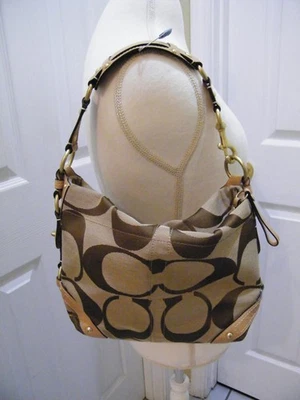 Coach Signature Authentic Medium Carly Shoulder Bag - Image 1 of 4