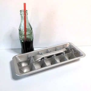 Vintage RCA Whirlpool Aluminum Ice Cube Tray 18 Cubes Quick Release Lever Handle - Picture 1 of 6