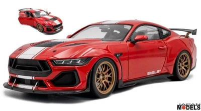 FORD SHELBY MUSTANG SUPER SNAKE Rosso - Race Red Solido Die Cast 1:18 S1813801 - Immagine 1 di 4