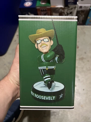 Teddy Roosevelt Frisco RoughRiders Dallas Stars Bobblehead Hockey Cover