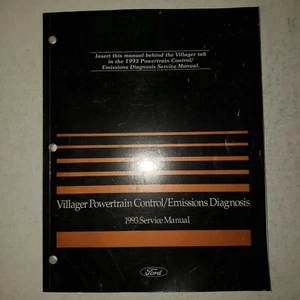 1993 Ford Villager Powertrain Control Emissions Diagnosis Service Manual OEM - Bild 1 von 5