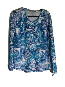 Reel Legends Freeline Damen Angel Langarmshirt blau - Größe PM - Bild 1 von 7