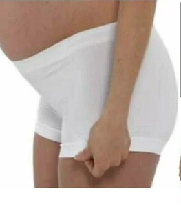 Carriwell Umstandsshorts weiß 8 - 10 Schwangerschaft Höschen Hipster Soft Touch Damen - Bild 1 von 3