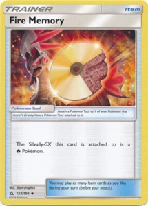 Pokemon - Fire Memory - 123/156 - Uncommon - Sun and Moon Ultra Prism - NM - Picture 1 of 1