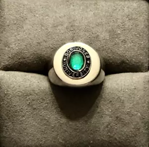 Sterling Silver Bob Jones University Class Ring Signet Ring - Picture 1 of 4