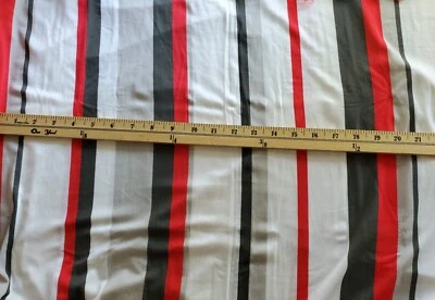 Striped Brushed Poly/Lycra Knit Remnant - Image 1 of 3