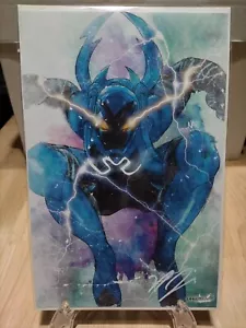Blue Beetle Sketch By Nate Johnson 1445/ 2100 Comic Tom 101 Signed by Nate - Picture 1 of 9