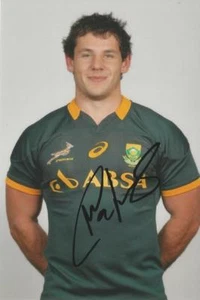 SOUTH AFRICA & ULSTER RUGBY UNION: MARCELL COETZEE SIGNED 6x4 PORTRAIT PHOTO+COA - Bild 1 von 1