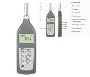 Noise Spectrum Analyzer Sound Level Meter Tester Frequency Range 10Hz~20000Hz - Picture 1 of 24