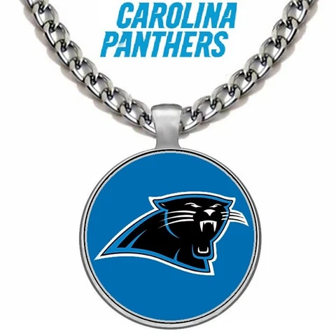 Carolina Panthers Mens Womens 24" Stainless Steel Chain Pendant Necklace D5 Cover