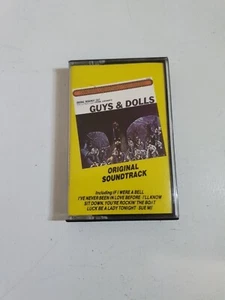 Vintage GUYS & DOLLS / Original Broadway Soundtrack Cassette Tape - Picture 1 of 9