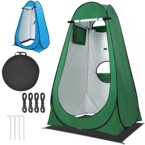 Portable Pop Up Privacy Tent Camping Shower Toilet Hiking Outdoor Changing Room - Picture 1 of 19