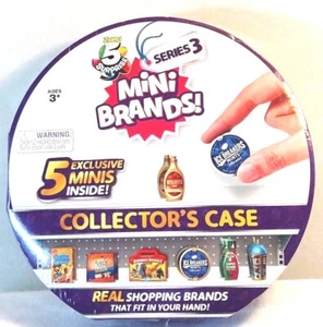Étui de collection Zuru 5 Surprise Mini Brands Series 3 et 5 mini exclusifs - Photo 1/5