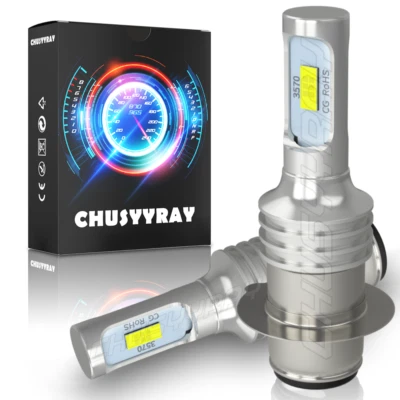 Kit faros LED H6M 6000K bombillas blancas para Honda Foreman 400 450 1997 1998-2004 Foto 1 de 4